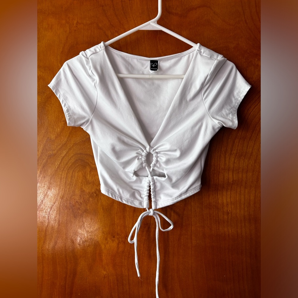 Windsor Front Tie crop top
